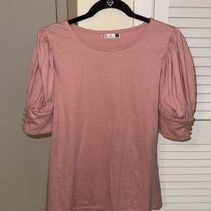 DOROSE Womens Blouse Tops Dressy Casual Puff Sleeve